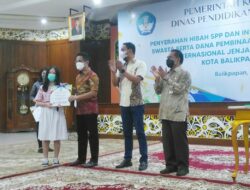 Pemkot Balikpapan Cairkan Dana Hibah SPP dan Intensif Para Guru