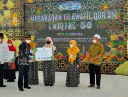 Balikpapan Utara Juara Umum MTQ Ke 50 Tingkat Kota