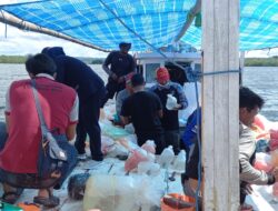 Polairud Polda Kaltim Gagalkan Penangkapan Ikan Hias Air Laut Gunakan Potasium