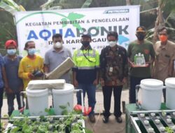 Kelurahan Kariangau Mendapatkan Bantuan Berupa Dua Unit Kolam Aquaponik Dari PT. Petrosea