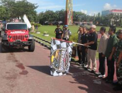 Kapolda Kaltim Lepas Puluhan Offroader Bhayangkara Borneo Expedition Adventure IKN Tanjung Punting 2022