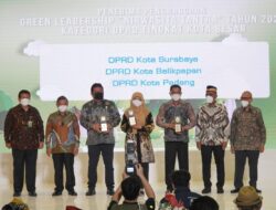 Ke Tiga Kali, Ketua DPRD Balikpapan Menerima Penganugrahan Penghargaan Green Leadership Nirwasita Tantra Tahun 2021