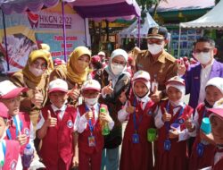 Peringati HKGN Tahun 2022,  7.400 Anak di Balikpapan Sikat Gigi Massal