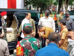 Tiba di  Pasar Klandasan Balikpapan, Jokowi Disambut Wali Kota