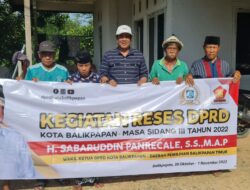 Usulan Infrastruktur, Rumah Sakit, Sekolah, Rumah Ibadah Jadi Prioritas Reses Sabaruddin di Manggar Baru, Teritip Balikpapan Timur