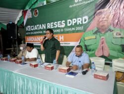 Ardiansyah Gelar Reses di RT 20 Mekar Sari, Warga Minta Bangunkan Sekolah serta Sambungan Jargas