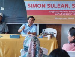 Jaring Aspirasi Warga Balikpapan Selatan, Simon Sulean Gelar Reses Full Diskusi