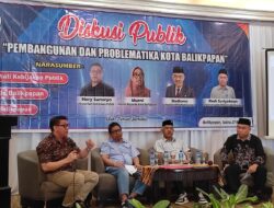 Diskusi Publik Garapan Forum Jurnalis, dengan Tema Pembangunan dan Problematika Kota Balikpapan