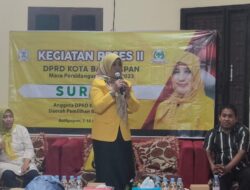 Pendidikan, Sarana Air Bersih, Semenisasi Jalan dan Bantuan Beasiswa, di Reses Suriani