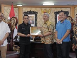 Wali Kota Balikpapan Rahmad Mas’ud menerima kunker Bupati Pinrang Irwan Hamid