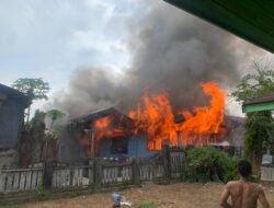 Kebakaran di Sepinggan Hanguskan 3 Rumah dan 1 Korban Jiwa