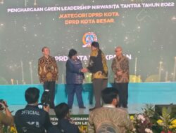 “Congratulations” Ketua DPRD Balikpapan Kembali Meraih Penghargaan Green Leadership Nirwasita Tantra Tahun 2022 yang ke Empat Kalinya