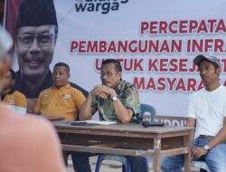 Sambangi Warga Karang Joang , Oddang Tampung Keluhan Infrastruktur Jalan Dan Fasilitas Olahraga