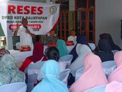 Masalah Air Bersih jadi pokok Bahasan Reses Najib Di Gunung Samarinda