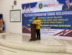 Wabup Kutim Imbau Guru Olah Raga Mampu Petakan Program Cabor