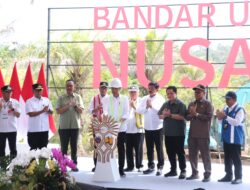 Presiden Jokowi Resmikan Pembangunan Bandara VVIP IKN