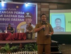 Bapemperda Hadir Sebagai Narasumber Konsultasi Publik Raperda Pajak dan Retribusi Daerah