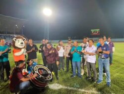Bupati Tabuh Drum Band Awali Ajang Turnamen Sepak Bola Bupati Cup 2023