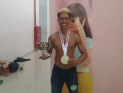 Atlet Binaraga Sukses Raih Juara I Junior Mens Fitnes Di Bontang