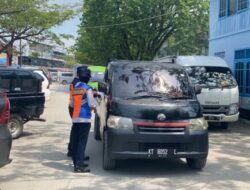 Tim Gabungan Dishub Razia Kendaraan di Terminal Damai Balikpapan