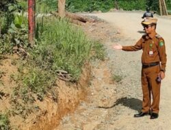 Proyek Multi Years Jalan Desa Persiapan Jabdan Kecamatan Muara Wahau sepanjang 7.82 Km Berjalan