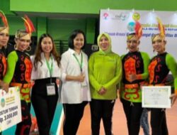 Tak Lama HUT Kutim Ke – 24 Perwosi Kutim Juara Pada Ajang Senam PIN Di Tingkat Nasional