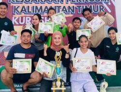 13 Kali Tanding Kejurprov Kuarsh Kutim Banyak Borong Mendali