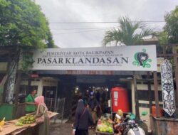 Pemerintah Lakukan Revitalisasi Blok C Pasar Klandasan, Diharapkan Selesai Tahun Ini