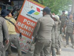 Puluhan Pom Mini Ditertibkan Satpol PP Balikpapan