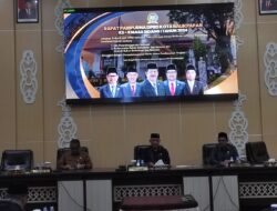 Rapat Paripurna DPRD, Bahas Raperda Reklame Serta Limbah Berbahaya dan Beracun