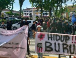 Peringati May Day, Ratusan Buruh Balikpapan Turun Ke Jalan