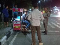 17 PKL di Kawasan Lapangan Merdeka Terjaring Razia