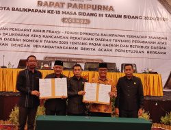 Rapat Paripurna DPRD, Revisi Perda Pajak dan Retribusi Balikpapan Disahkan, Upaya Menyesuaikan Regulasi Pusat