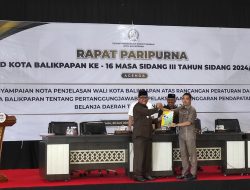 Rapat Paripurna DPRD, Balikpapan Pertahankan Opini WTP ke-12 Kali, SILPA 2024 Capai Rp614,74 Miliar