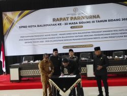 DPRD Balikpapan Sahkan RPJMD 2025–2029, Fokus pada Penguatan PAD dan Infrastruktur Dasar