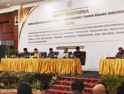 Paripurna ke-6 DPRD Balikpapan Dibuka, Fraksi Soroti Revisi Penjelasan Raperda APBD 2026