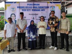 Nelly Turuallo Salurkan Aspirasi untuk Ruang Kelas Baru SDN 021 Karang Jati